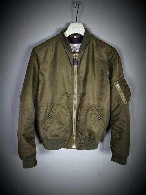 burberry bomber jacket fake|Burberry military jacket.